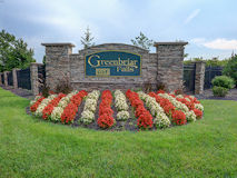 Greenbriar Falls Sign