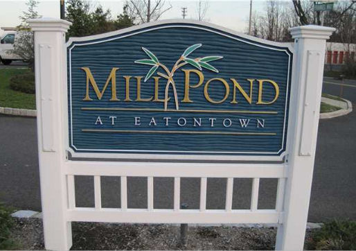 Mill Pond Sign Eatontown