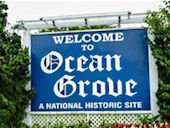 Ocean Grove Welcome sign