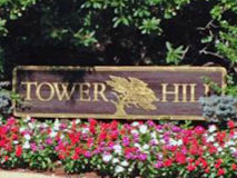 Tower Hill Sign in Red Bank